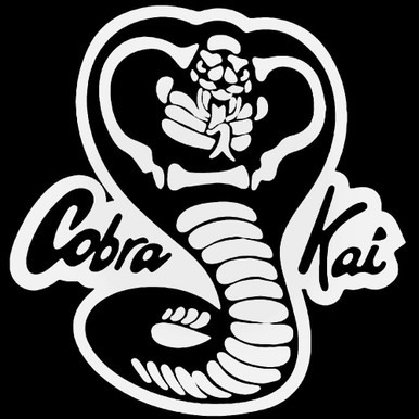 Cobra Kai Logo Karate Kid Vinyl Sticker 