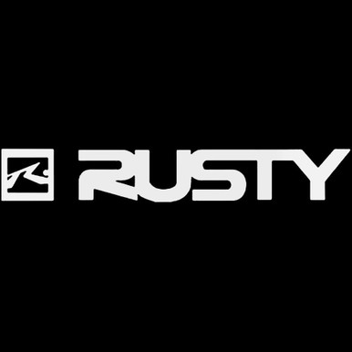 Corporate Logo s Rusty Style 3 Decal