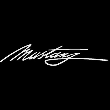 Ford Mustang Signature Decal Sticker