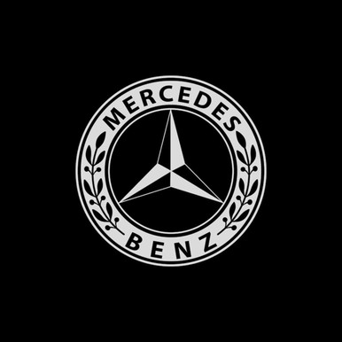 Mercedes Logo Vinyl Decal Sticker