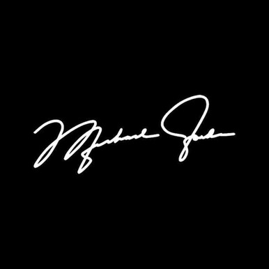 Michael Jordan Signature Sticker for Sale by GateShop