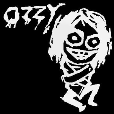 Ozzy Osbourne Straight Jacket Decal Sticker