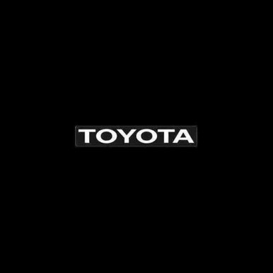 Toyota Windshield 1 Decal Sticker