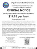 South San Francisco, California Minimum Wage Supplemental Poster