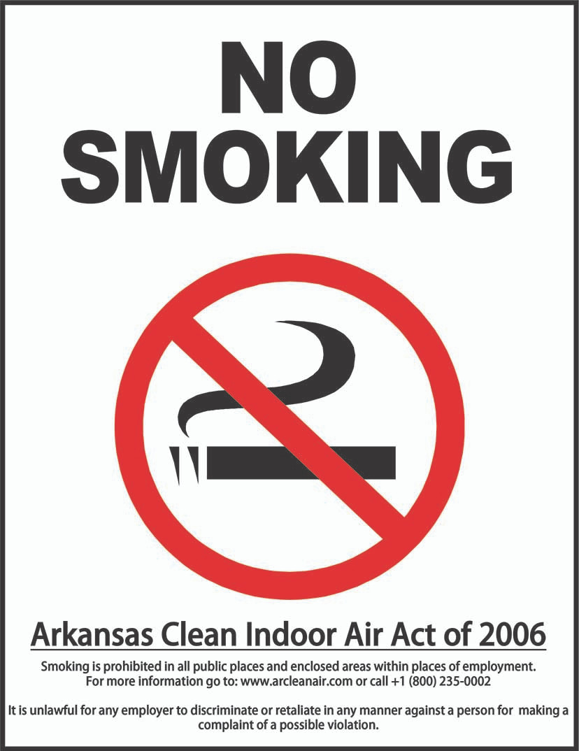 arkansas tobacco law Arkansas Clean Indoor Air Act