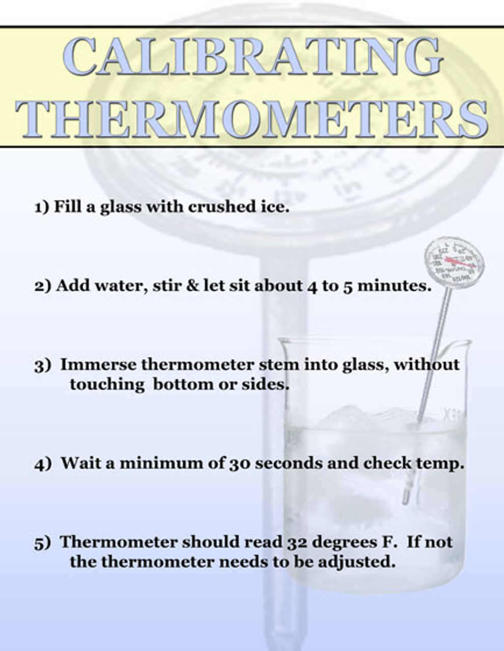 Calibrating a Thermometer 