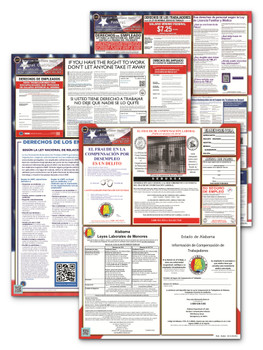 Alabama, Federal, and Contractor Poster Set