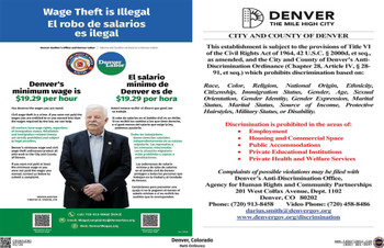 Denver, Colorado Multi-Ordinance Supplemental Poster