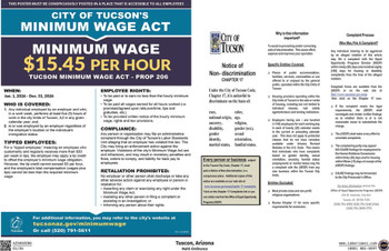 Tucson, Arizona Multi-Ordinance Supplemental Poster