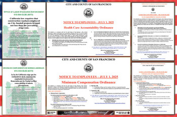 San Francisco, California Contractor Supplemental Poster