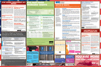 New York City, New York Resturant Multi-Ordinance Poster