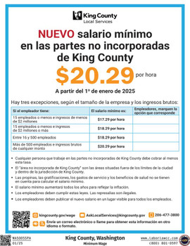 King County, Washington Minimum Wage Supplement