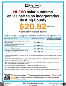 King County, Washington Minimum Wage Supplement