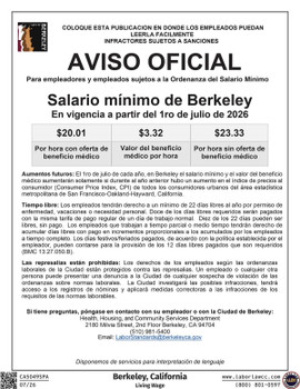 Berkeley, California Living Wage Ordinance