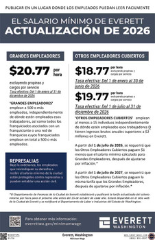 Everett, Washington Minimum Wage Supplement