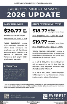 Everett, Washington Minimum Wage Supplement