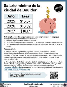 Boulder City, Colorado Minimum Wage Supplement