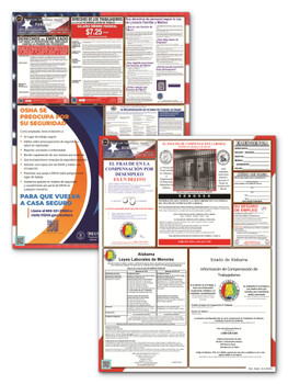 Alabama State and Federal Poster Set