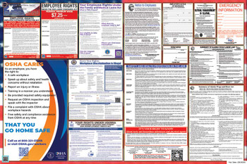 Alaska Labor Law Posters State and Federal Combo
