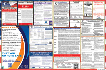 Alaska Labor Law Posters State and Federal Combo