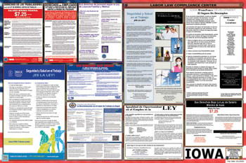 Iowa Labor Law Posters State and Federal Combo