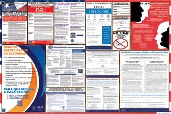 Kansas Labor Law Posters State and Federal Combo