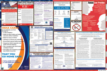 Kansas Labor Law Posters State and Federal Combo