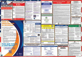 Kentucky Labor Law Posters State and Federal Combo