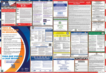 Kentucky Labor Law Posters State and Federal Combo