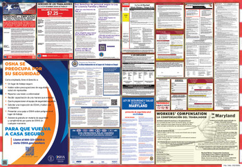 Maryland Labor Law Posters State and Federal Combo