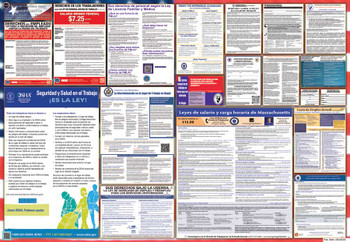 Massachusetts Labor Law Posters State and Federal Combo