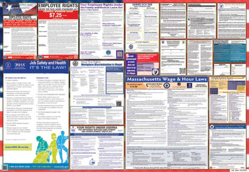 Massachusetts Labor Law Posters State and Federal Combo
