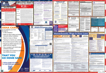 Massachusetts Labor Law Posters State and Federal Combo