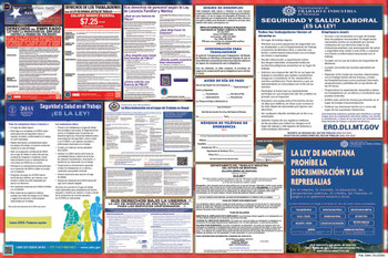 Montana Labor Law Posters State and Federal Combo