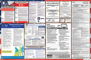 North Dakota Labor Law Posters State and Federal Combo