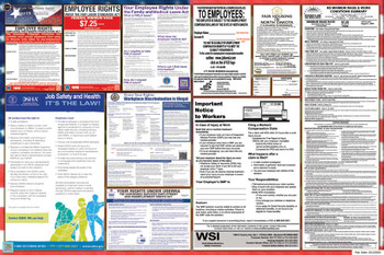 North Dakota Labor Law Posters State and Federal Combo