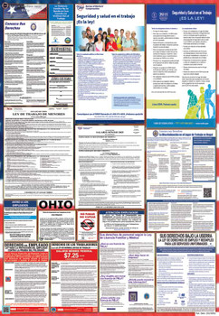 Ohio Labor Law Posters State and Federal Combo