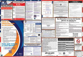 Oklahoma Labor Law Posters State and Federal Combo