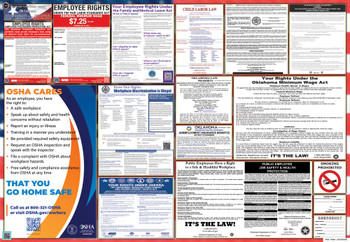 Oklahoma Labor Law Posters State and Federal Combo