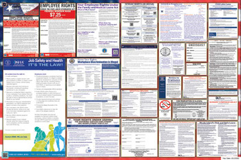 Rhode Island Labor Law Posters State and Federal Combo