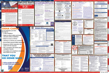 Rhode Island Labor Law Posters State and Federal Combo