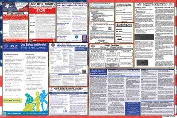 South Carolina Labor Law Posters State and Federal Combo