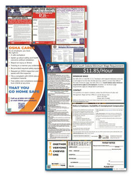 South Dakota State and Federal Poster Set
