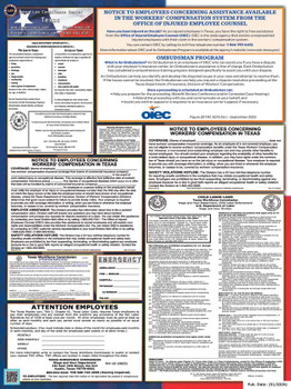 Texas State Labor Law Posters