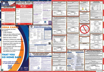 Wisconsin Labor Law Posters State and Federal Combo