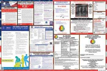 Alabama Labor Law Posters State and Federal Combo