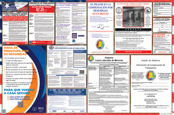 Alabama Labor Law Posters State and Federal Combo