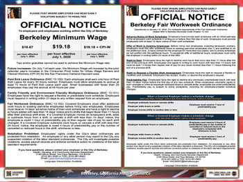 Berkeley, California Minimum Wage Supplement