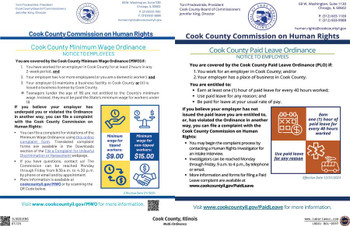 Cook County, Illinois Complete County Ordinance Supplement Poster