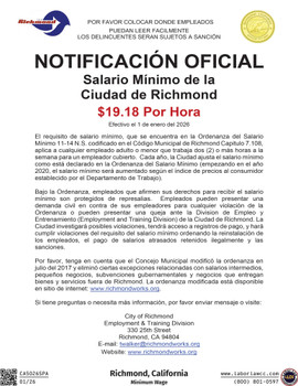 Richmond, California Minimum Wage Supplement